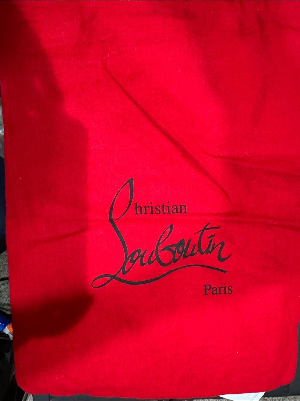 Christian Louboutin Red Logo Dust Bag